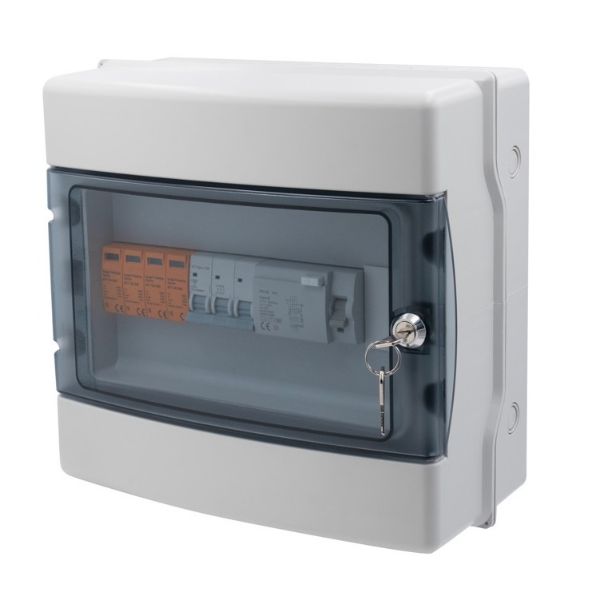 WBT Quadro di alimentazione Trifase per UPS & WB con MCB, RCD SPD 400VAC 40A IP65