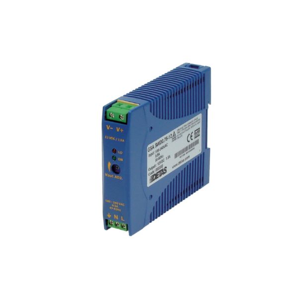 GSA SWD0.75/12 100-240VAC/12VDC 1.5A Alimentatore switching monofase